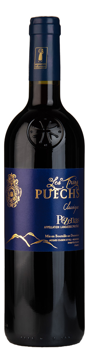 vin-trois-puechs-rouge-classique-aop-pezenas trois puechs rouge classique aop languedoc pezenas